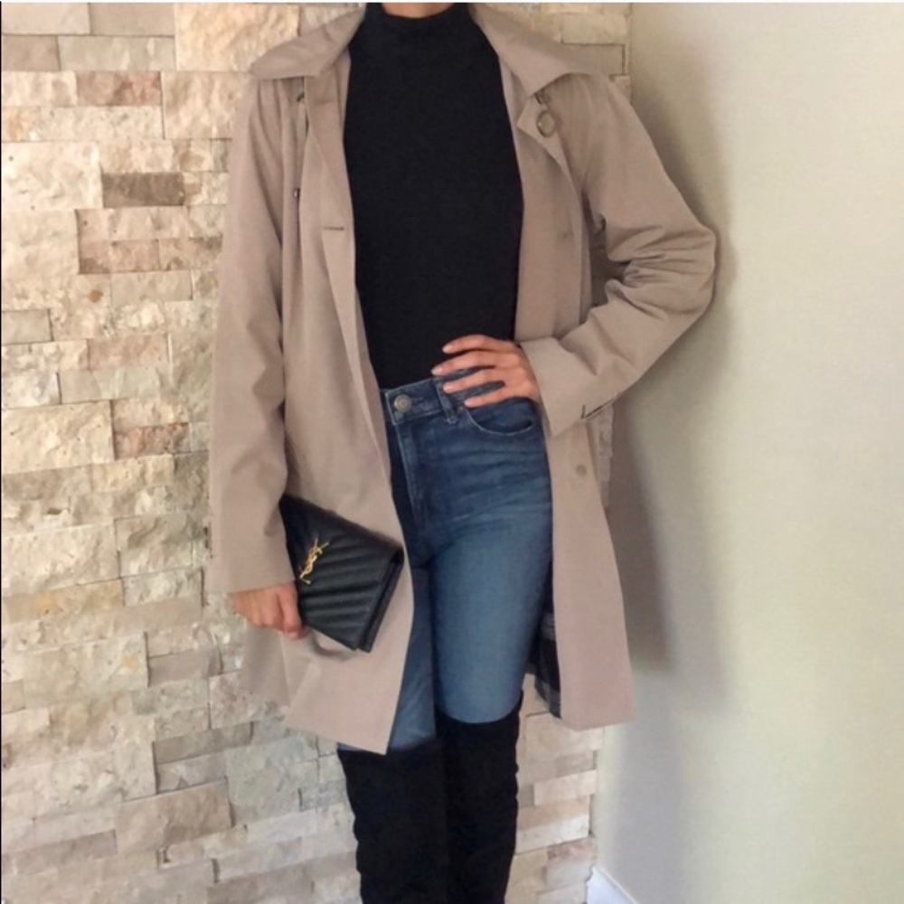 London Fog Trench Coat Size Large Like New